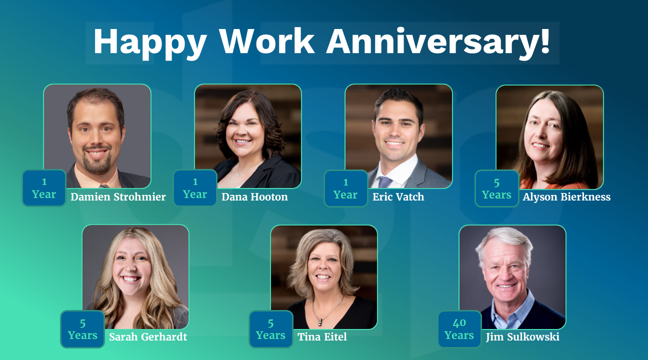 Happy Work Anniversaries!